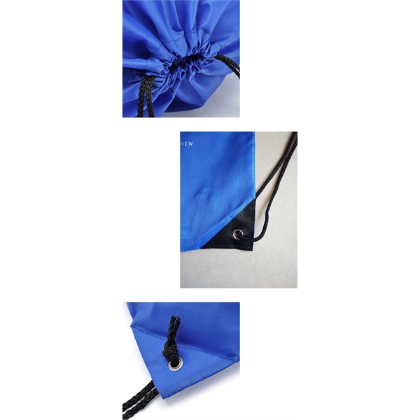 210D Polyester Drawstring Bag - Image 6