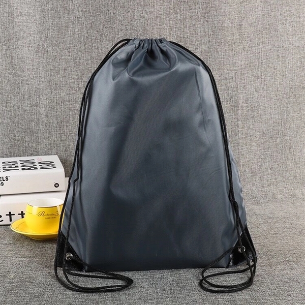 210D Waterproof Nylon Drawstring Bag - Image 4