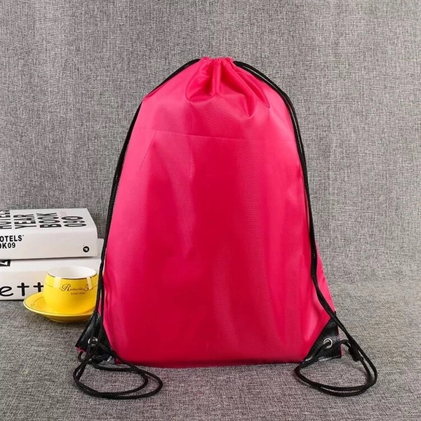 210D Waterproof Nylon Drawstring Bag - Image 5