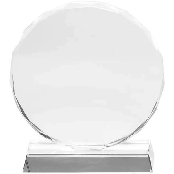 Round Edge Crystal Glass Awards - Image 2