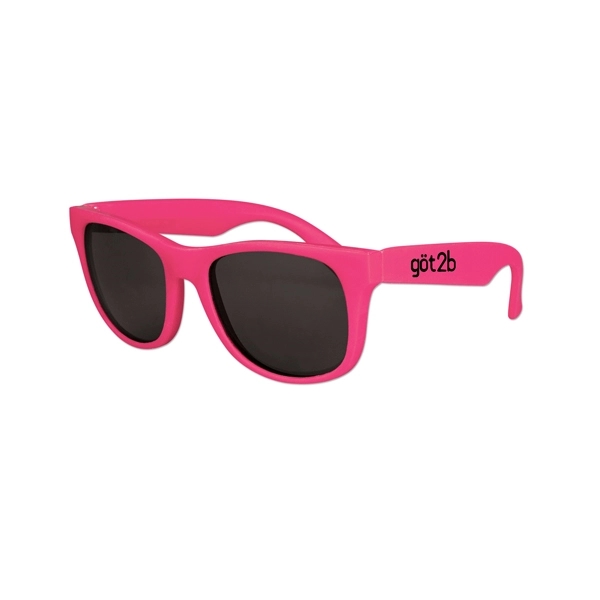 Kids Classic Solid Color Sunglasses - Image 4