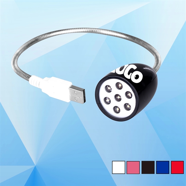 USB 7 LED Bulb Light with Touch Switch - Image 1