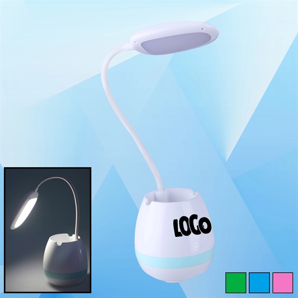 LED Desk Lamp with Desk Organizer - Image 1