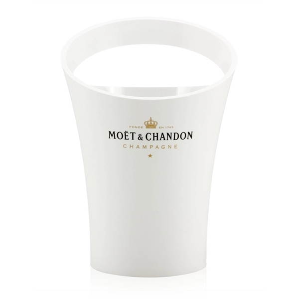 Acrylic "Moet" Champagne Wine Ice Bucket with Handle - Image 1