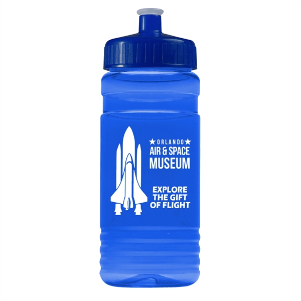 20 Oz. Recycled PETE Bottle With Pull Pull Lid - Image 2