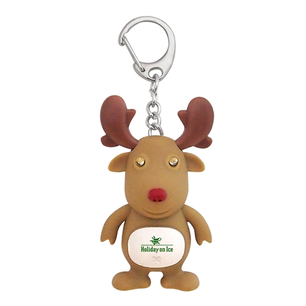 Reindeer LED Keychain - Image 2