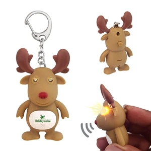 Reindeer LED Keychain