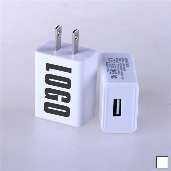 Rectangular USB A/C Adapter - Image 1