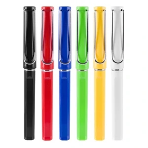 Plastic Metal Ad Gift Pen With Cover
