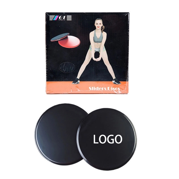 7" Exercise Gliding Yoga Flat Support Discs Fitness Sliders - Image 2
