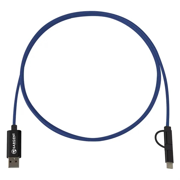 3-In-1 5 Ft. Braided Charging Cable - Image 2