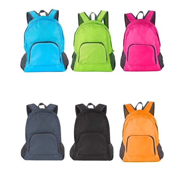 Customize 420D Oxford Fabric Foldable Travel Backpack - Image 2