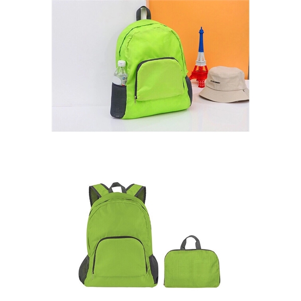 Customize 420D Oxford Fabric Foldable Travel Backpack - Image 4