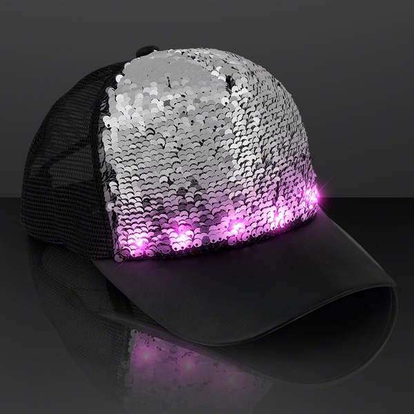 Blinky Lights Reversible Sequin Hat - Image 5