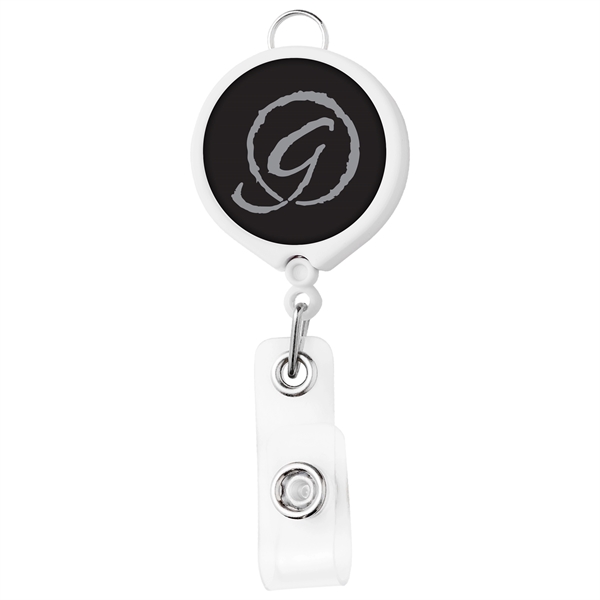 Large Face Badge Reel w/Lanyard Attachement (solid colors) - Image 7