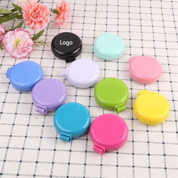 2 in 1 Portable Foldable Travel Round 3" Mirror Comb - Image 2
