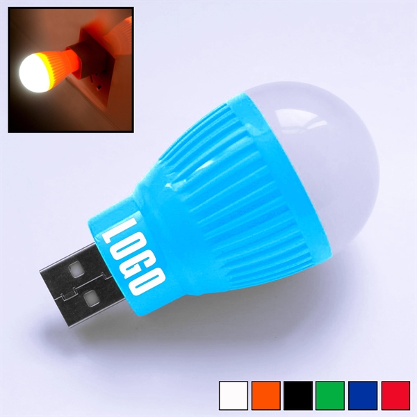 Bulb Shaped Light with USB Drive - Image 1