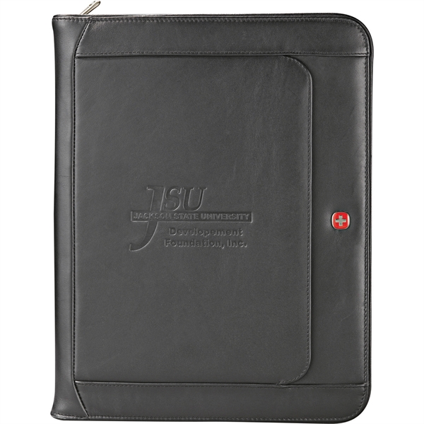 Wenger® Exec Leather Zippered Padfolio Bundle Set - Image 1