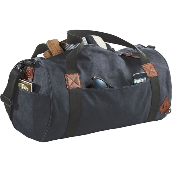 Alternative® Basic 20" Cotton Barrel Duffel Bag - Image 7