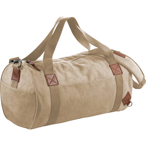 Alternative® Basic 20" Cotton Barrel Duffel Bag - Image 14