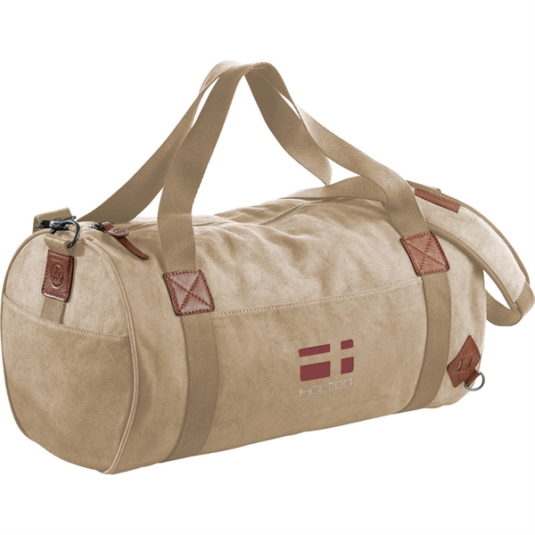 Alternative® Basic 20" Cotton Barrel Duffel Bag - Image 16