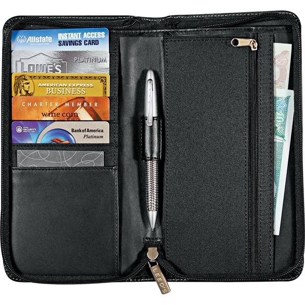 Millennium Leather Travel Wallet - Image 1