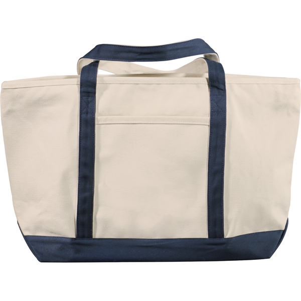 Baltic 18oz Cotton Canvas Zippered Boat Tote - Image 3