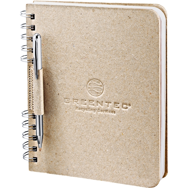 Recycled Cardboard Spiral JournalBook™ - Image 3
