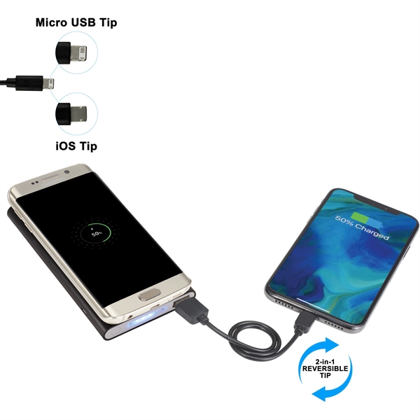 Parallax 4000 Wireless Powerbank w/ 2-in-1 Cable - Image 3