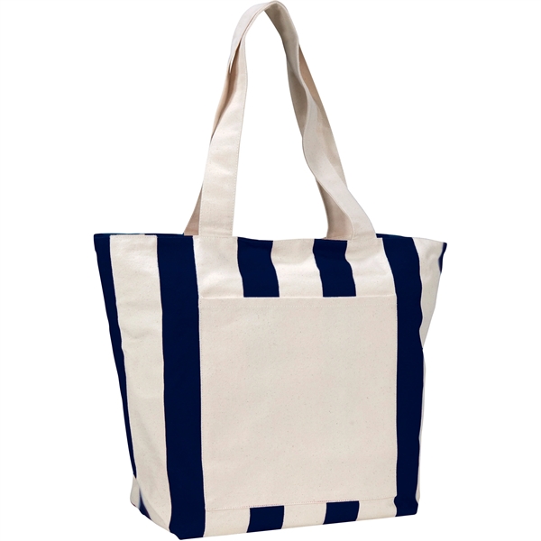 Chandler 12oz Cotton Canvas Zippered Tote - Image 10