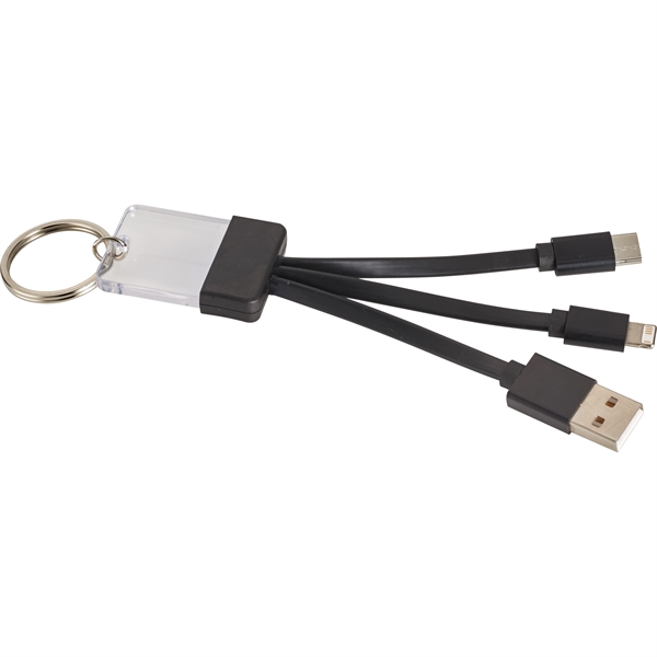 Dazzle 3-in-1 Light Up Charging Cable - Image 1