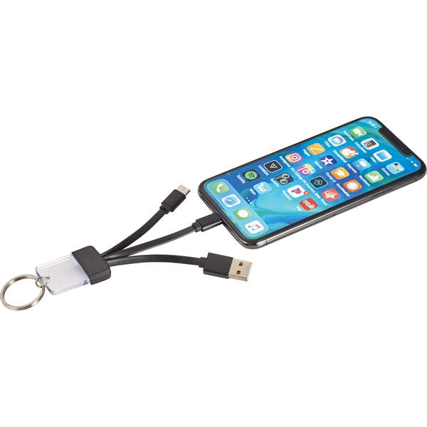 Dazzle 3-in-1 Light Up Charging Cable - Image 2