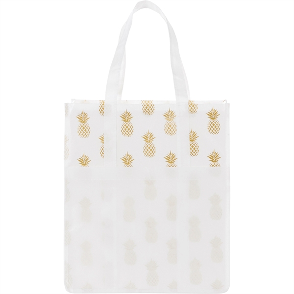 Pineapple Laminated Grocery Tote - Image 3