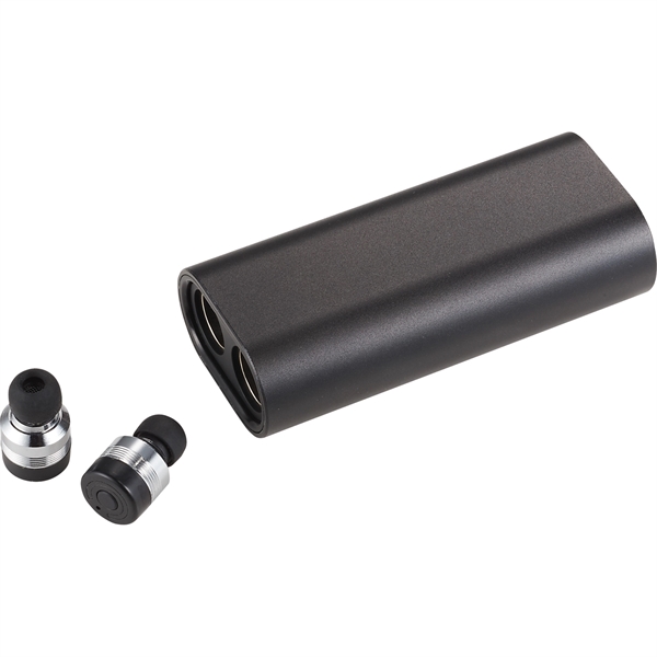 Metal True Wireless Earbuds and Power Bank - Image 4