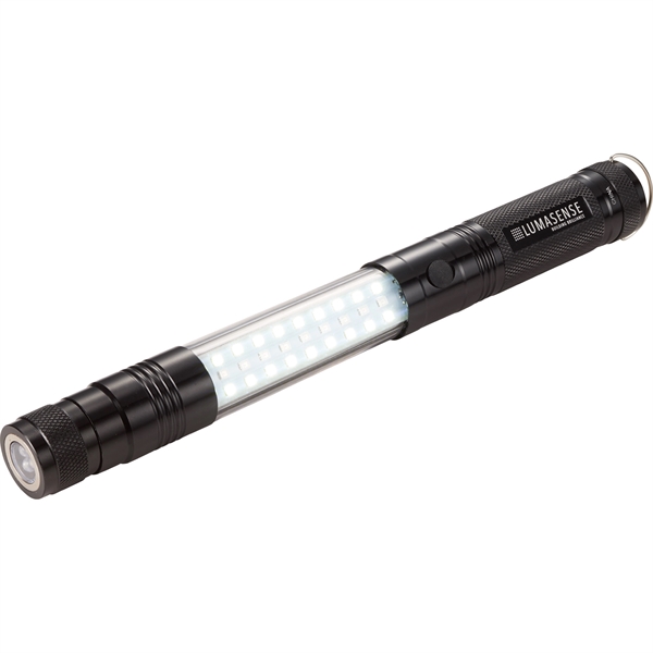 Telescopic Magnetic COB LED Flashlight w/Sidelight - Image 1