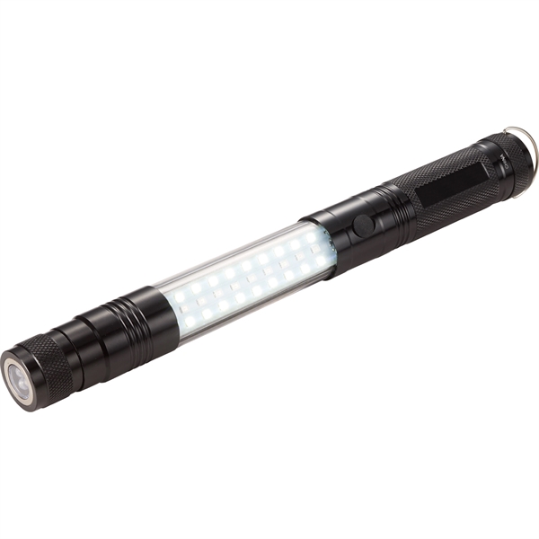 Telescopic Magnetic COB LED Flashlight w/Sidelight - Image 2