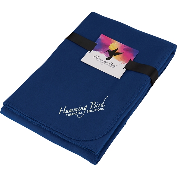 Cozy Fleece Blanket with Full Color Card and Band - Image 3