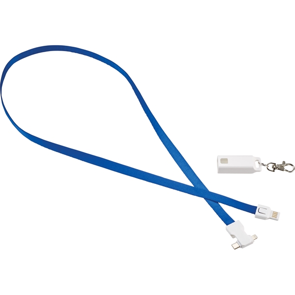 Trace 3-in-1 Charging Cable with Lanyard - Image 2