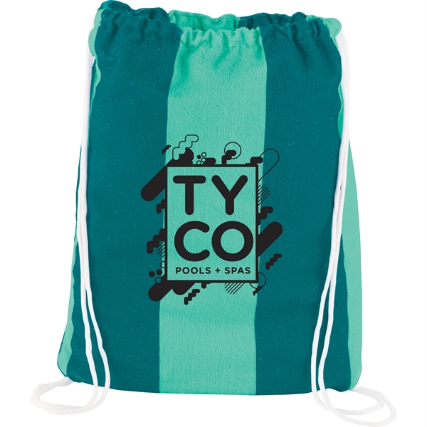 Microfiber Beach Blanket with Drawstring Pouch - Image 14