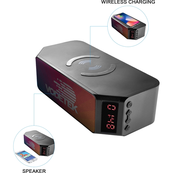 Bluetooth Speaker with Wireless Charging Power Ban - Image 10