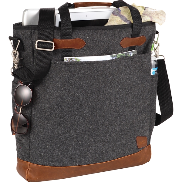 Field & Co.® Campster Wool 15" Computer Tote - Image 5