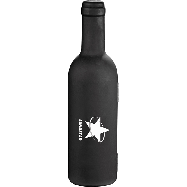 Grigio 4-Piece Wine Bottle Set - Image 1