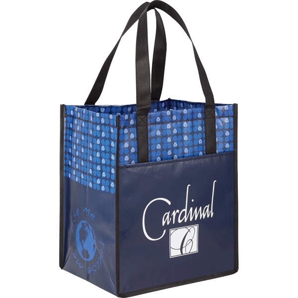 Big Grocery Laminated Non-Woven Tote - Image 3