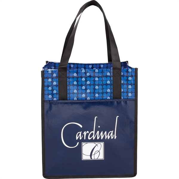 Big Grocery Laminated Non-Woven Tote - Image 5