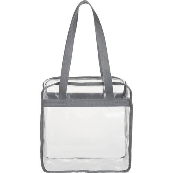 Game Day Clear Zippered Safety Tote - Image 4
