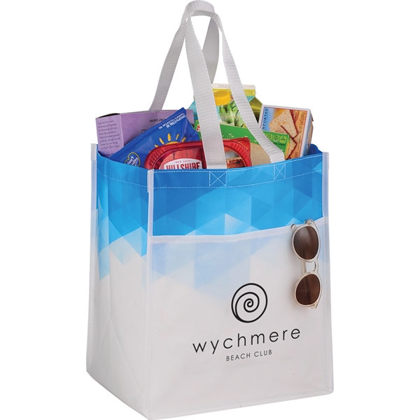 Gradient Laminated Grocery Tote - Image 12