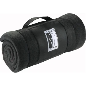 Roll-Up Fleece Blanket with Carrying Strap