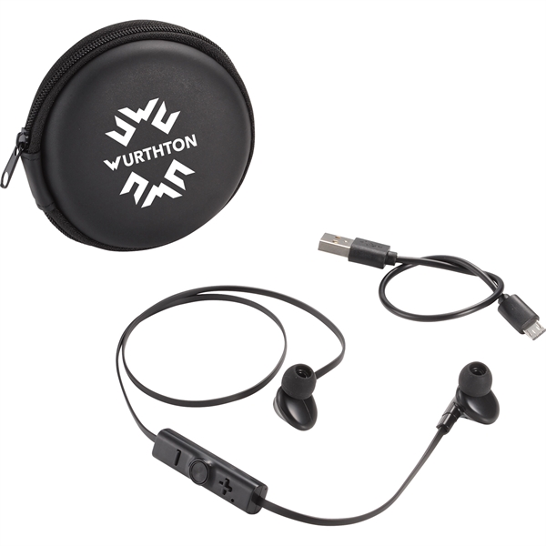Sonic Bluetooth Earbuds and Carrying Case - Image 1