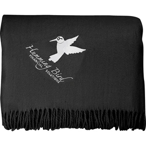 Oversized Lightweight Throw Blanket with Fringes