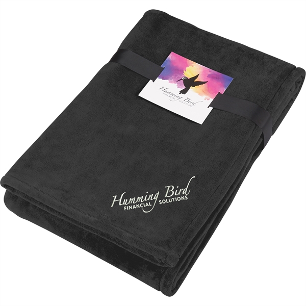 Oversized Ultra Plush Throw Blanket with Card